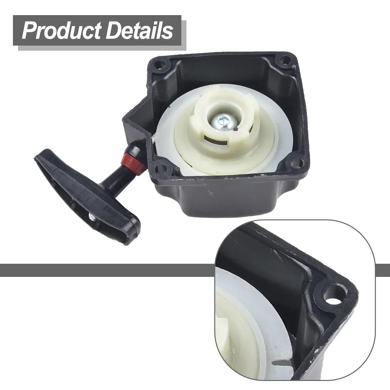 Pull Recoil Starter Yard Brushcutter Chainsaw Law Mower Outdoor Parts Petrol Repair String Trimmer Accessories