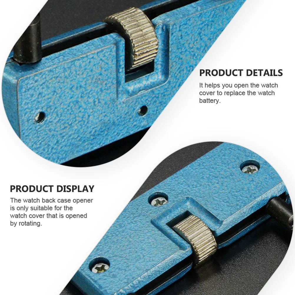 Watch Case Remover Tool Professional Grade Adjustable Opener for Watch Back Shell Opening and Maintenance Watchmaker Utility