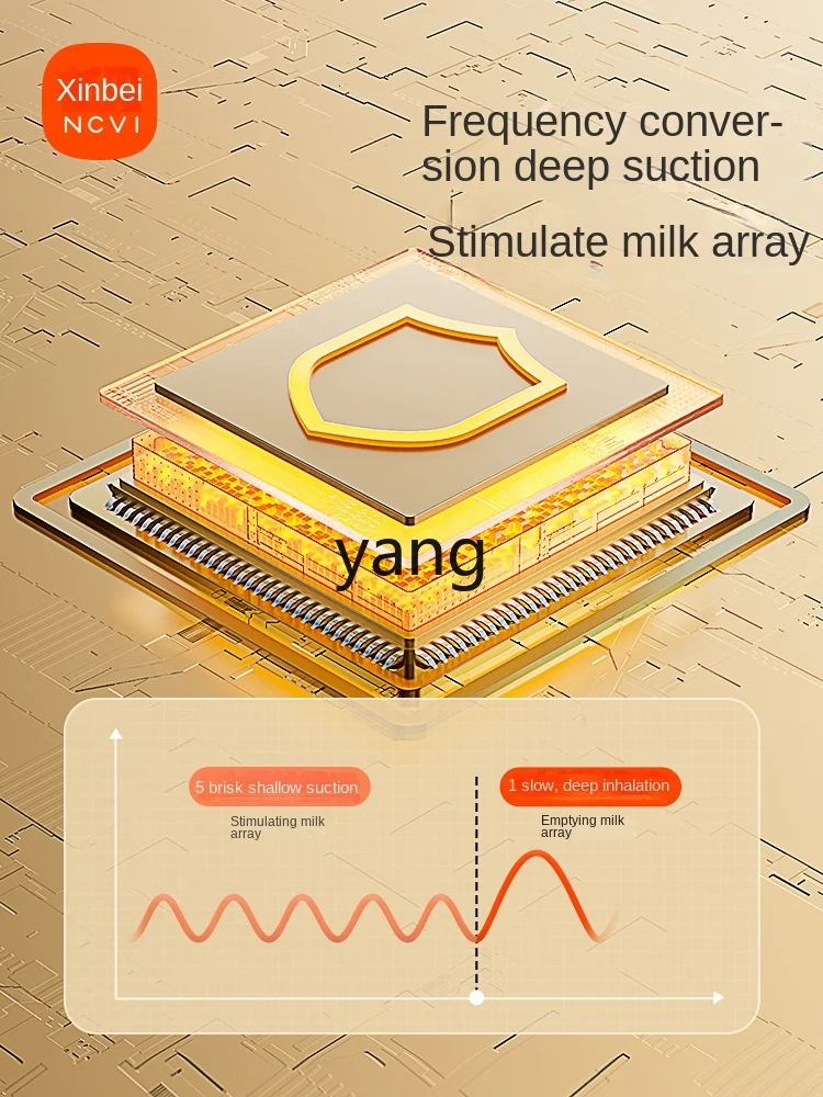 CX tiralatte elettrico intelligente collettore di latte indossabile a mani libere conversione di frequenza del latte materno grande aspirazione