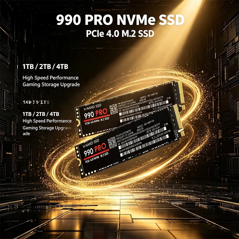 990 pro NVMe 4TB V-NAND TLC Internal Solid State Drive High Speed Storage Disk for PS5 Desktop Laptop PC Gaming Storage Upgrade