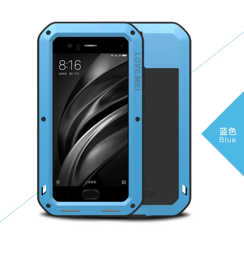 Original Love Mei Powerful Case For Xiaomi Mi 13 11 6 10 Pro Mi13  Mi11 Waterproof Shockproof Aluminum Case Cover For Xiaomi Mi