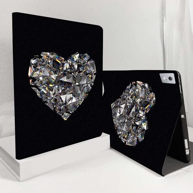 

Silver Cross Thorn Decor For Lenovo Pad Legion Xiaoxin Tab Y700 K10 M10 P11 3rd Pro GT Plus Gen 5G Tablet Case