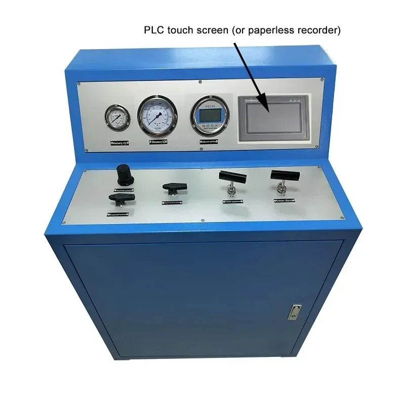 Free shipping Wellness Model:WS-AH100-D-PLC  300-800 bar  High pressure air hydraulic pump system with PLC  touch screen system