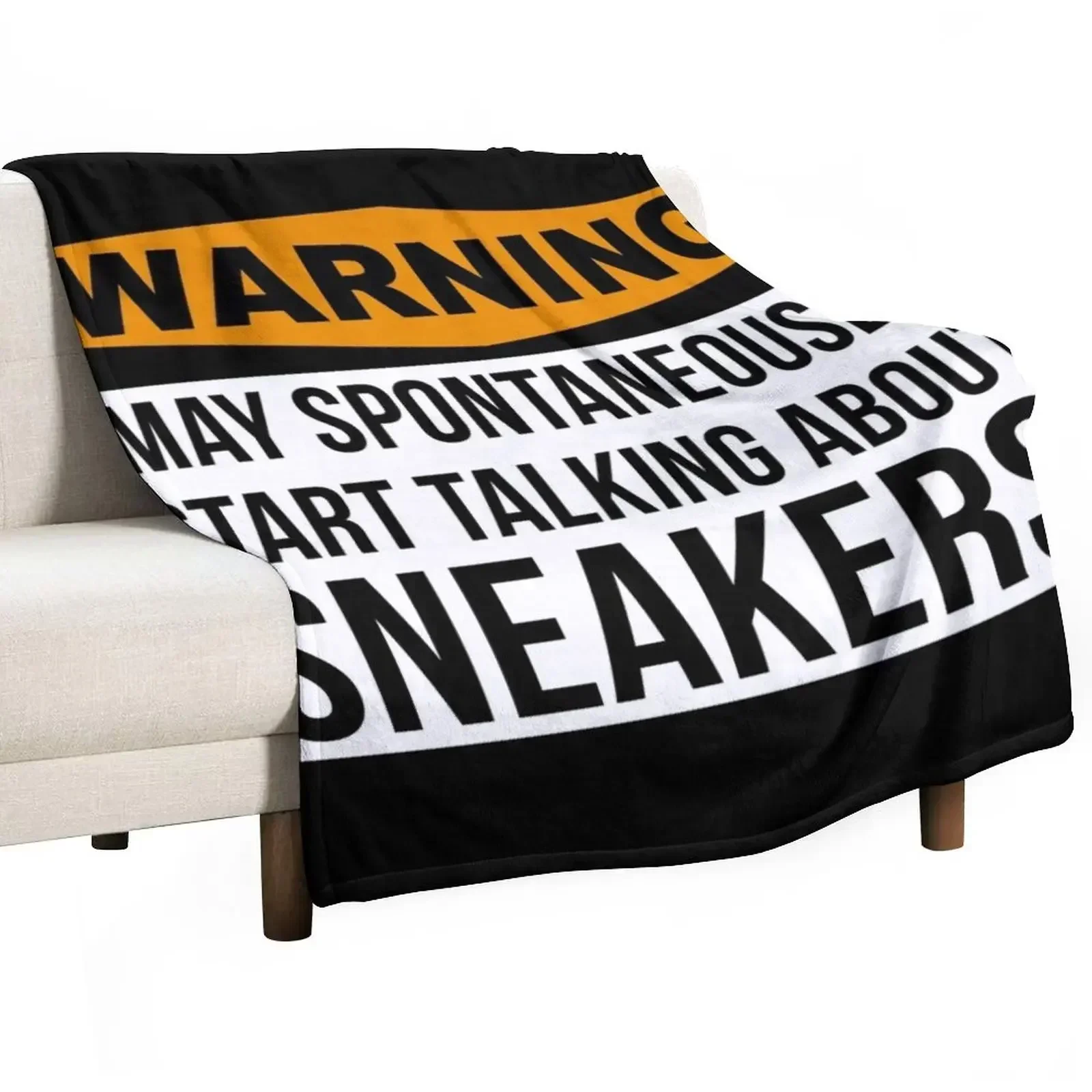 

Sneakerhead Throw Blanket Bed Fashionable Warm Blankets