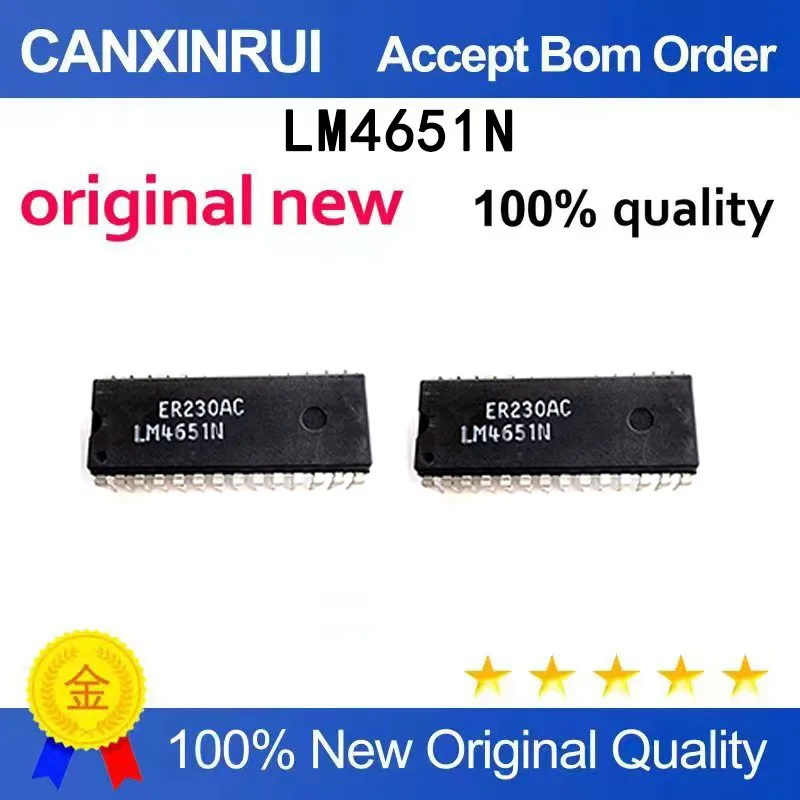 (5pcs-100pcs）Brand new original LM4651N audio amplifier DIP28 spot chip IC