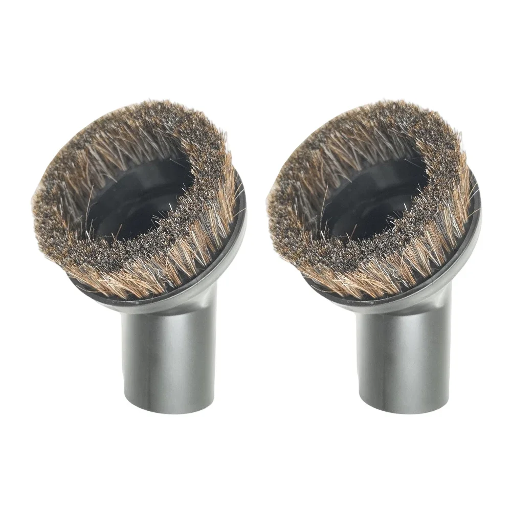 Gentle Dusting As Shown Horse Hair Dusting Brush Compatible Vacuum Attachment Pet Hair Remover Capture Dust And Debris