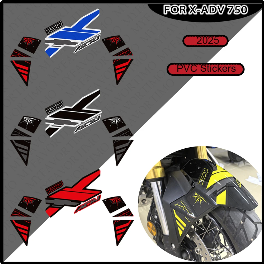 Motorcycle For X-ADV XADV X ADV 750 Adventure Body Fender Shell Fairing  Handguard Wind Deflector Protector Stickers 2025
