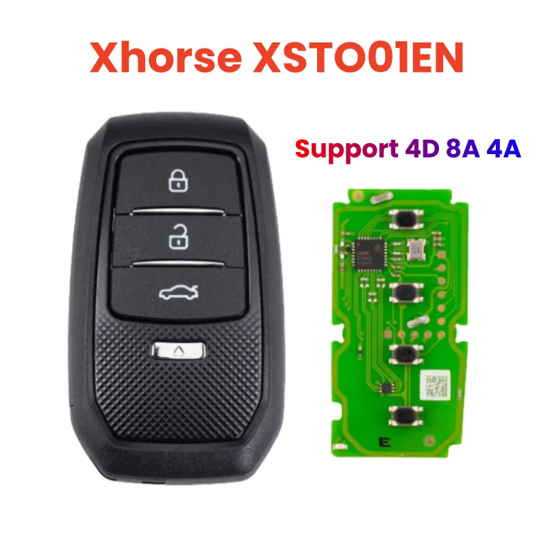 Peter-key Xhorse XSTO01EN TOY.T for Toyota XM38 Smart Key with Shell Support 4D 8A 4A