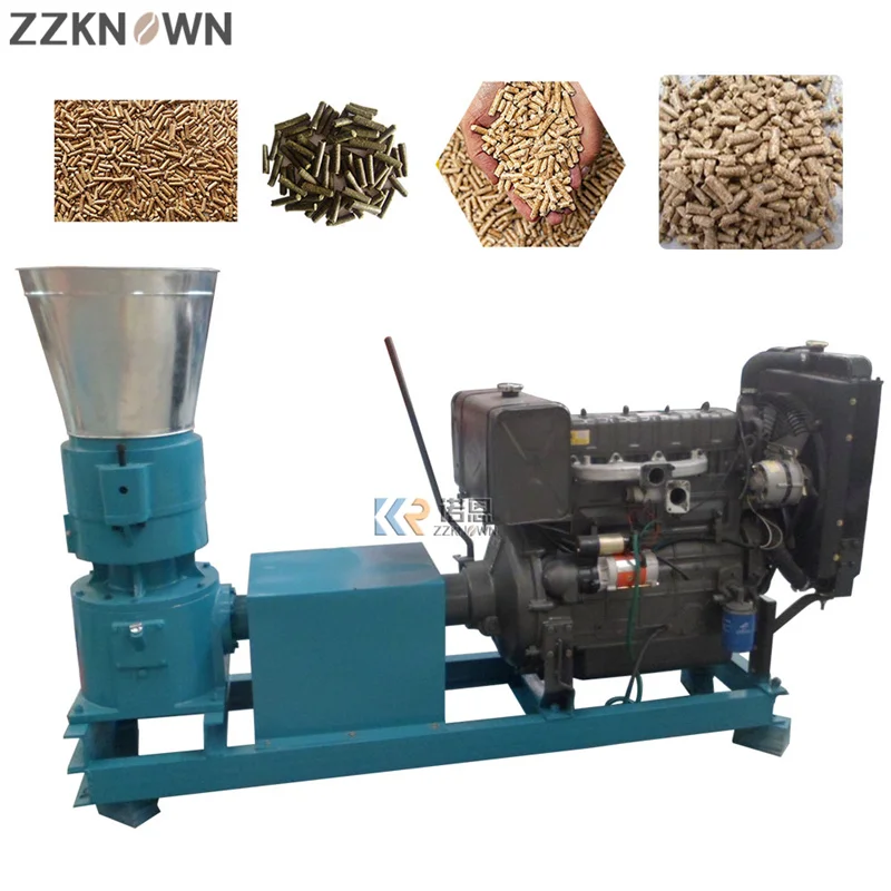 Мини-машина для изготовления куриных кормов, мельница для домашнего скота, экструдер, оборудование для фермы, корм для мелких птиц, гранулятор для кормов для домашних животных