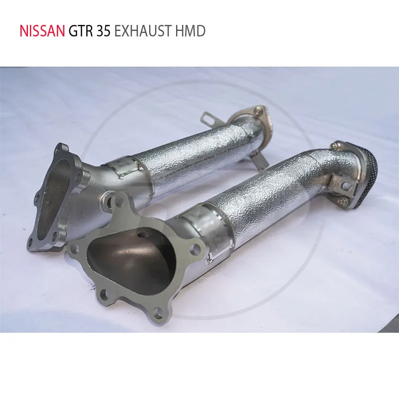 

HMD Manifold Downpipe for Nissan GTR35 Car Accessories With Catalytic Converter Header Auto Modification Exhaust Manifold Gasket