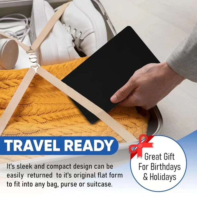 Airplane Travel Essentials for Flying Flex Flap Cell Phone Holder & Flexible Tablet Stand for Desk, Bed, Treadmill-ABPX view 4