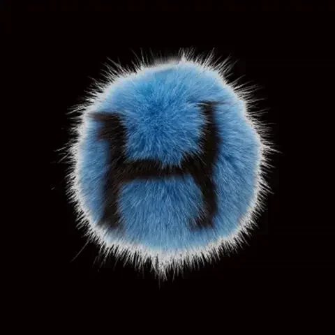 

2025 new fashion letter hairball pendant bag pendant fox hair little monster fur jewelry keychain plush accessories