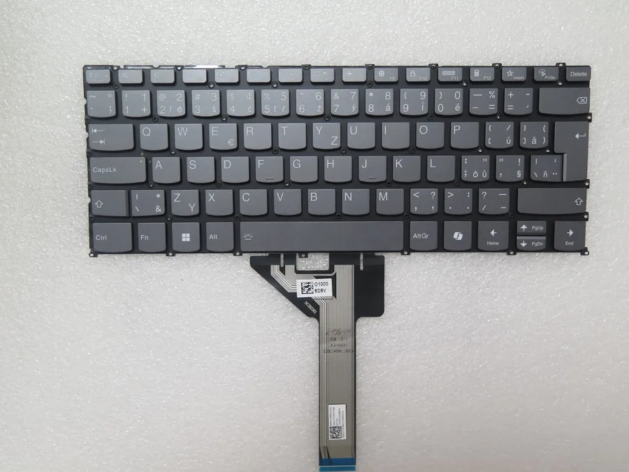 Laptop Keyboard For Lenovo For Ideapad Pro 5 14AHP9 83D3 English US Greece GK Czech CZ With Backlit Gray New