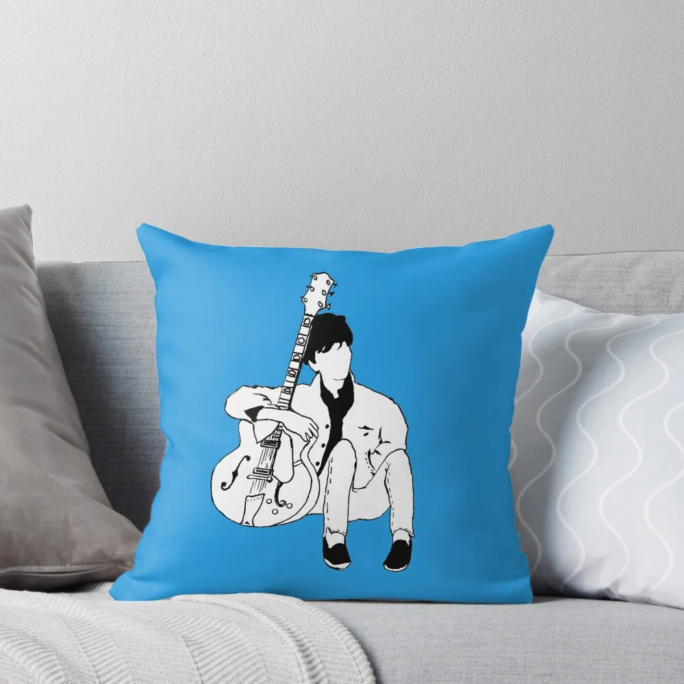 

Young 80s Johnny Marr (Blue) Throw Pillow Pillow Covers Decorative christmas supplies Luxury Cushion Cover pillow