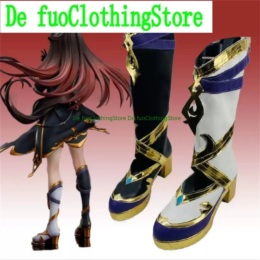 

Duramente Umamusume Pretty Derby Обувь для косплея Сапоги Игра Аниме Вечеринка Хэллоуин Рождество DefuoClothing Магазин обуви