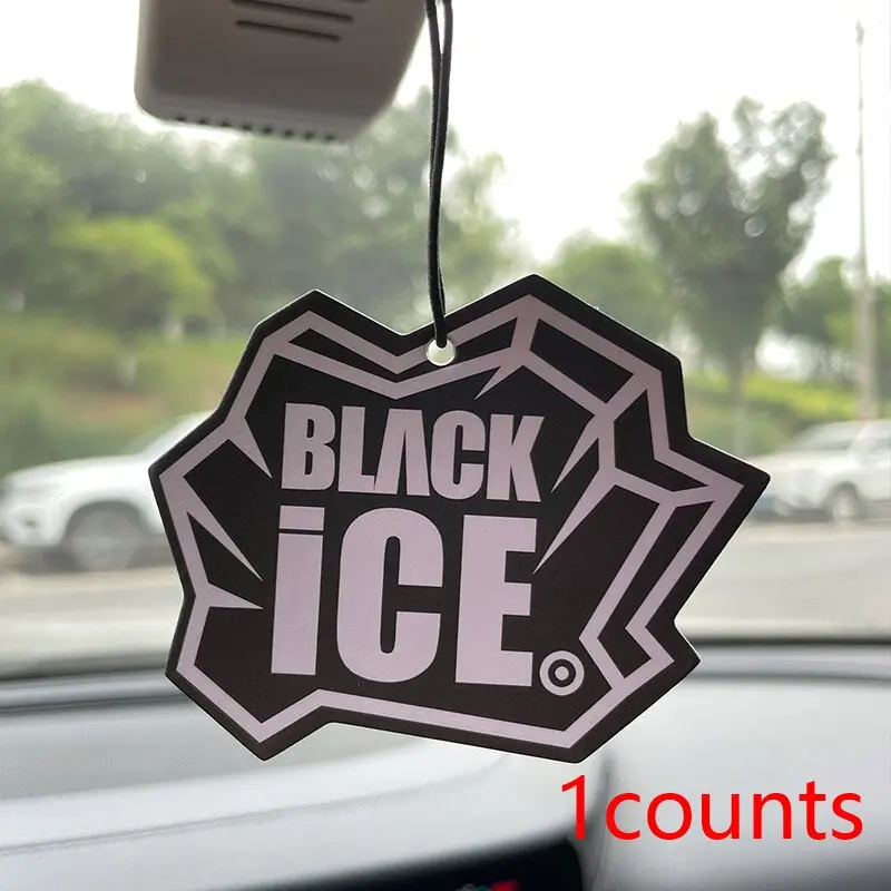 Ice Cube Scent with a Cool Feeling, Arctic Ice Scent (Refreshing/Summer Style) Car Fragrance Tablets, Wardrobe Air Freshener, Perfume, Rearview Mirror Decoration, Car Interior Pendant, Natural Scent to Purify the Air, Anime Cartoon Toilet Fragrance Sachet, Living Room Office Room Bedside Hanging Ornament view 4