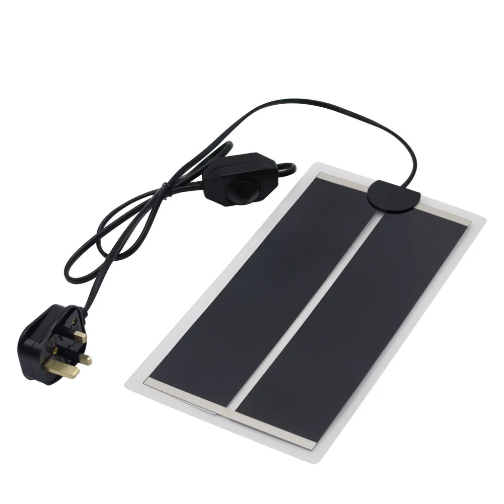 Adjustable Temperature Heating Pad Heater Amphibians Supplies Heating Mat for Reptiles Climbing Pet Terrarium 7W 14W 20W 28W