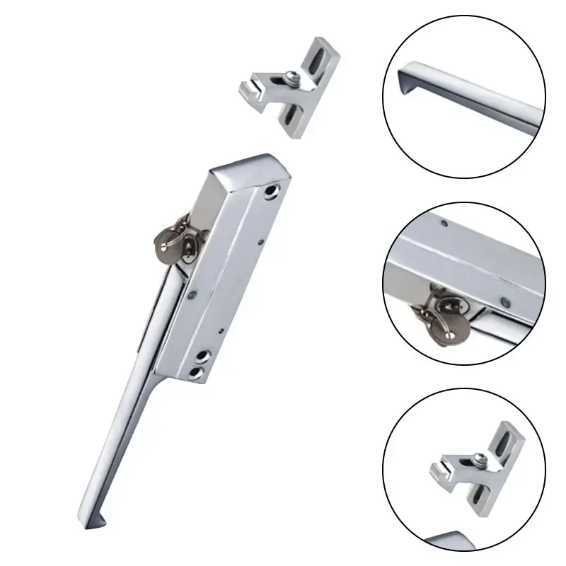 Refrigerator Door Handle Kit Zinc Alloy Handle Doors-Handle Refrigerator Door Side Doors Handles Refrigerator Replacement Parts