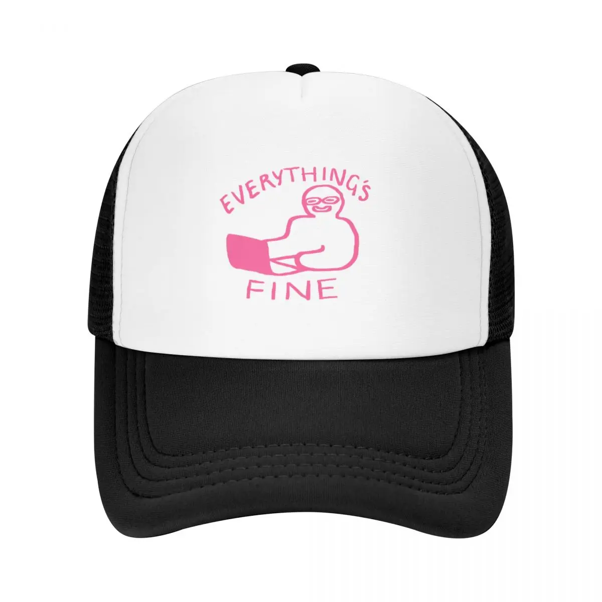 

everything"s fine Baseball Cap Hat Luxury Brand Streetwear tea Hat Female Men's
