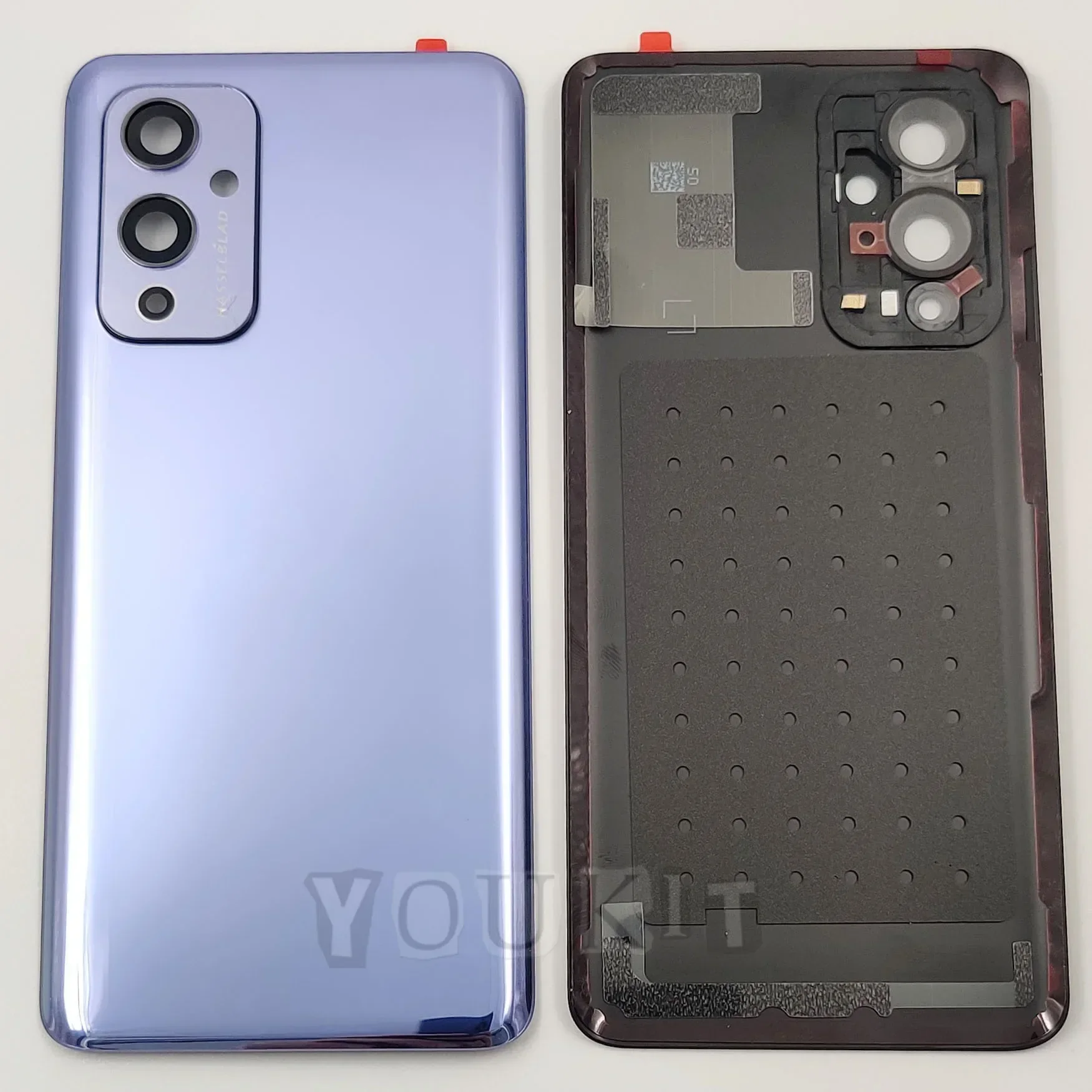 A+++ Gorilla Glass Back Door Lid For OnePlus 9 Hard Battery Cover Rear Housing Panel Case With Camera Lens Adhesive Glue