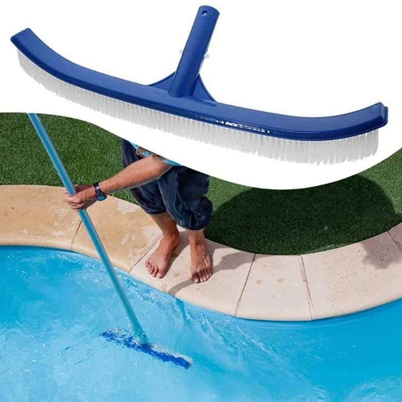 Kit De Limpeza De Piscina, Tubo De Teste De Temperatura Da Água, Rede De Pesca, 3Pcs