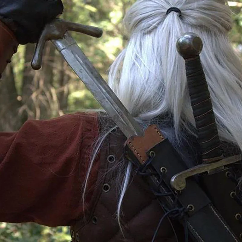 中世の騎士バック双剣シース鞘ホルダーバイキング海賊戦士コスプレ衣装アクセサリー LARP ハロウィン小道具