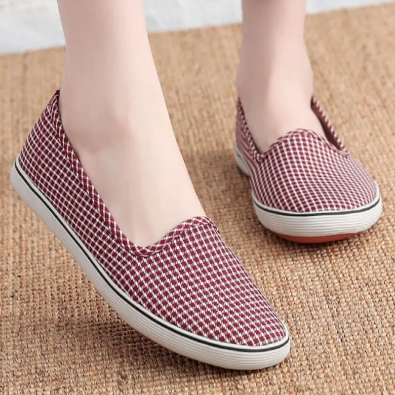 лоферы женские 2023 Ladies Comfort Bohemian Slip On Lazy Cloth Shoes Womens Flat Slip On Canvas Strap Loafers Straw Espadrilles