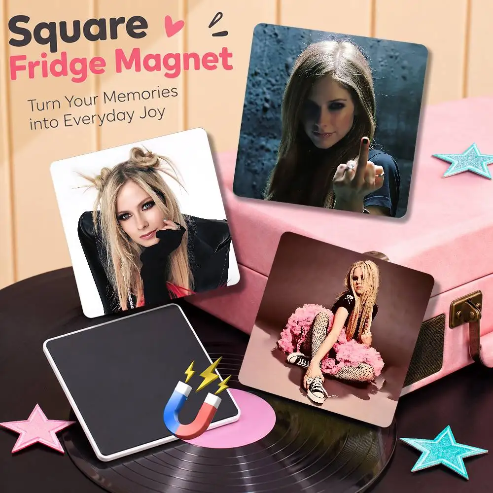 FOR Avril Lavigne Magnetic Refrigerator Magnets Cute And Creative Refrigerator Magnets Souvenirs And Gifts