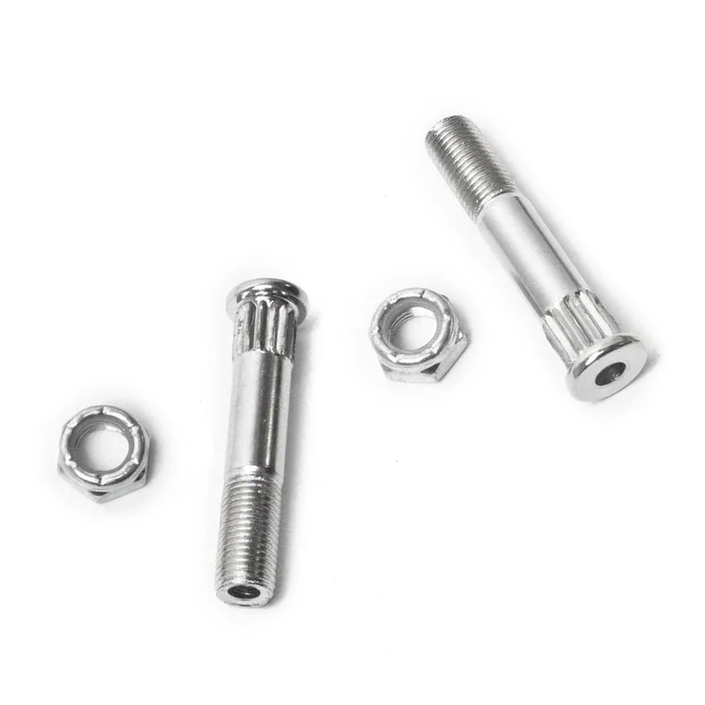 Skateboard Truck Parts Bolts High Grade Aluminum Alloy 55mm Round Head Kingpin with M10 Screws for Skateboard Trucks