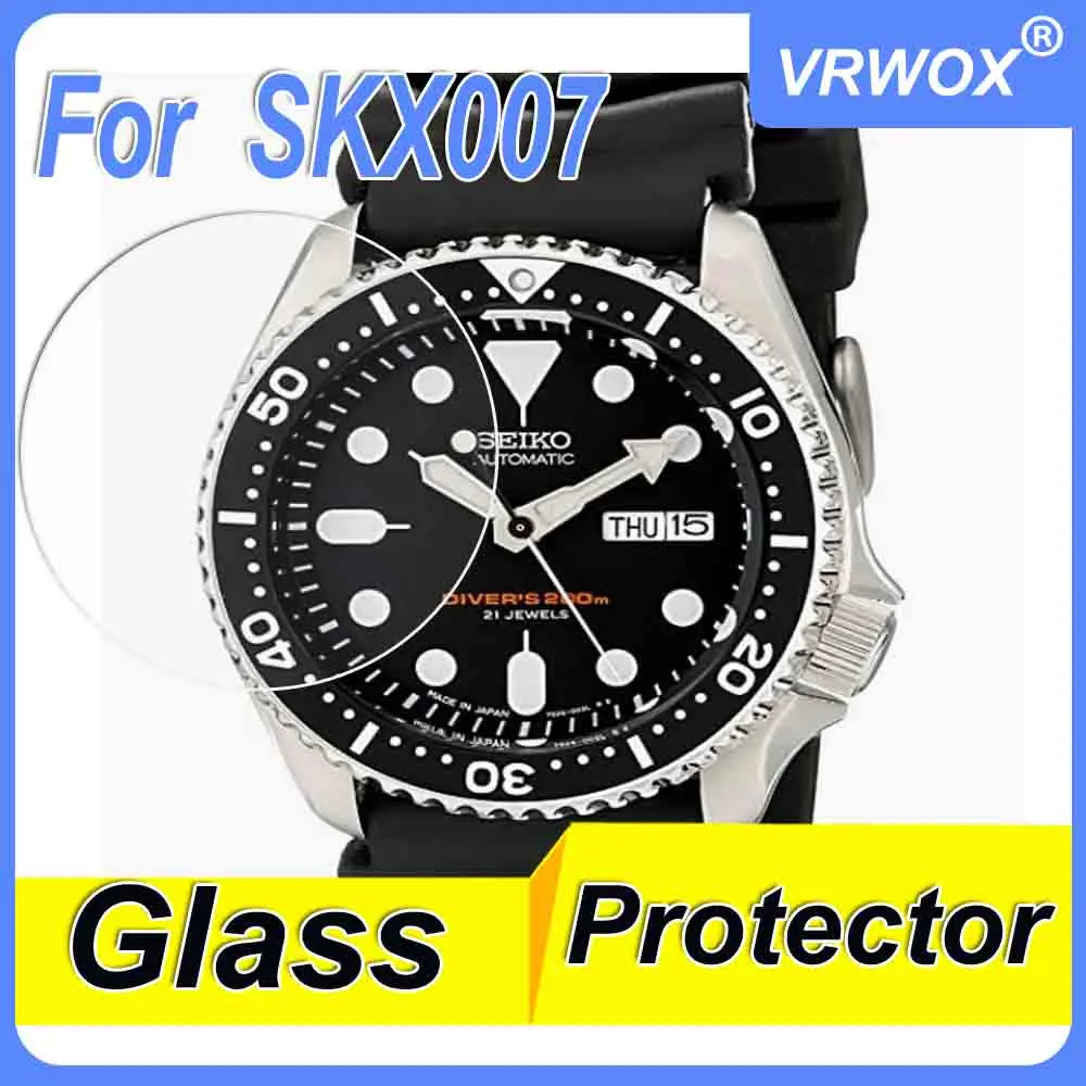 

3Pcs Glass For Seiko SKX007 SKX009 SKX173 SKX175 SKXA35 SRP775 SRP773 SRP621 SRP599 Tempered Screen Protector