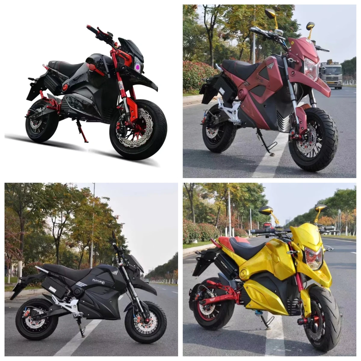 Krono Wild High Quality Electric Motorcycle 2000W 60A Lithium Battery 72V 60V Sportbikes 80km/h Max Speed