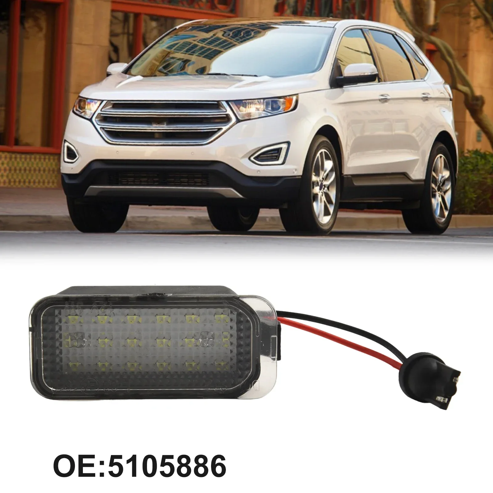 

Upgrade Your Car's Lighting System with This License Plate Light for Ford For Transit EcoSport Edge OEM5105886