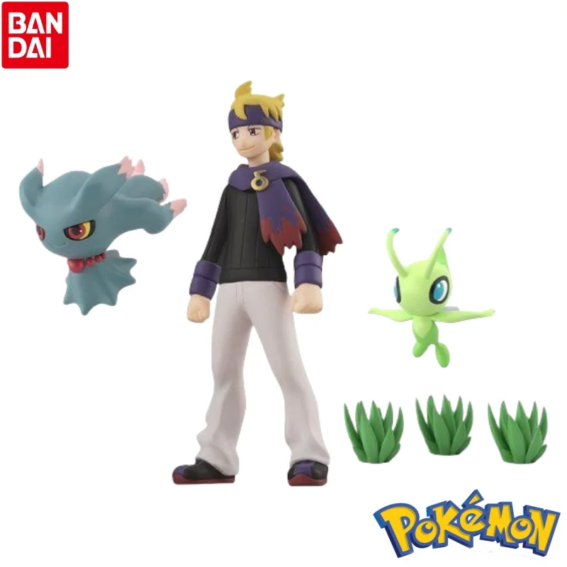

In Stock Bandai Model Doll Brand New Boxed Pokemon Morty Misdreavus Celebi Anime Characters Original Garage Kit Action Figure