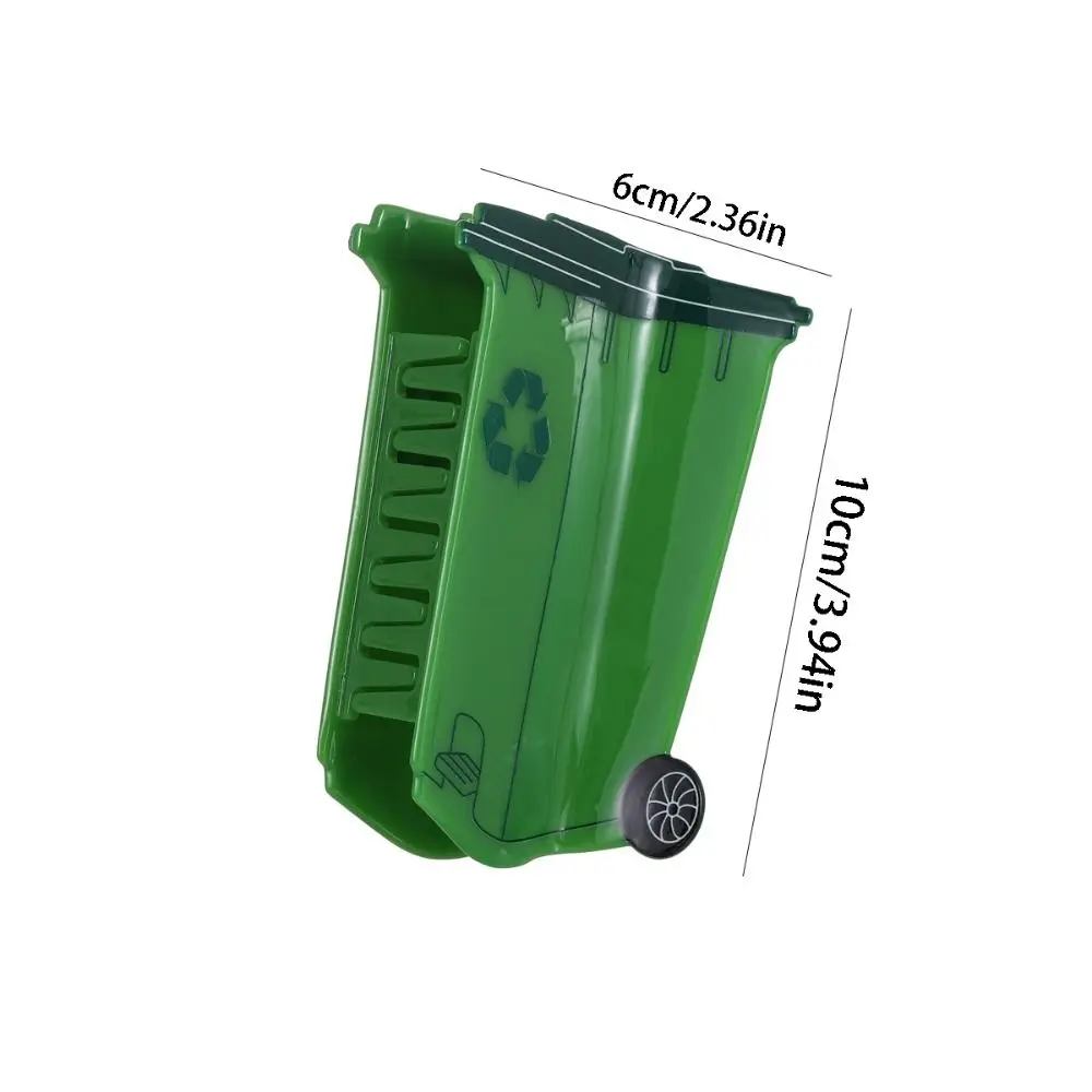 Unique Novelty Trash Can Design Hair Claw Green Funny Garbage Can Hairpins Personality Large Acrylic Shark Clip Daily view 6