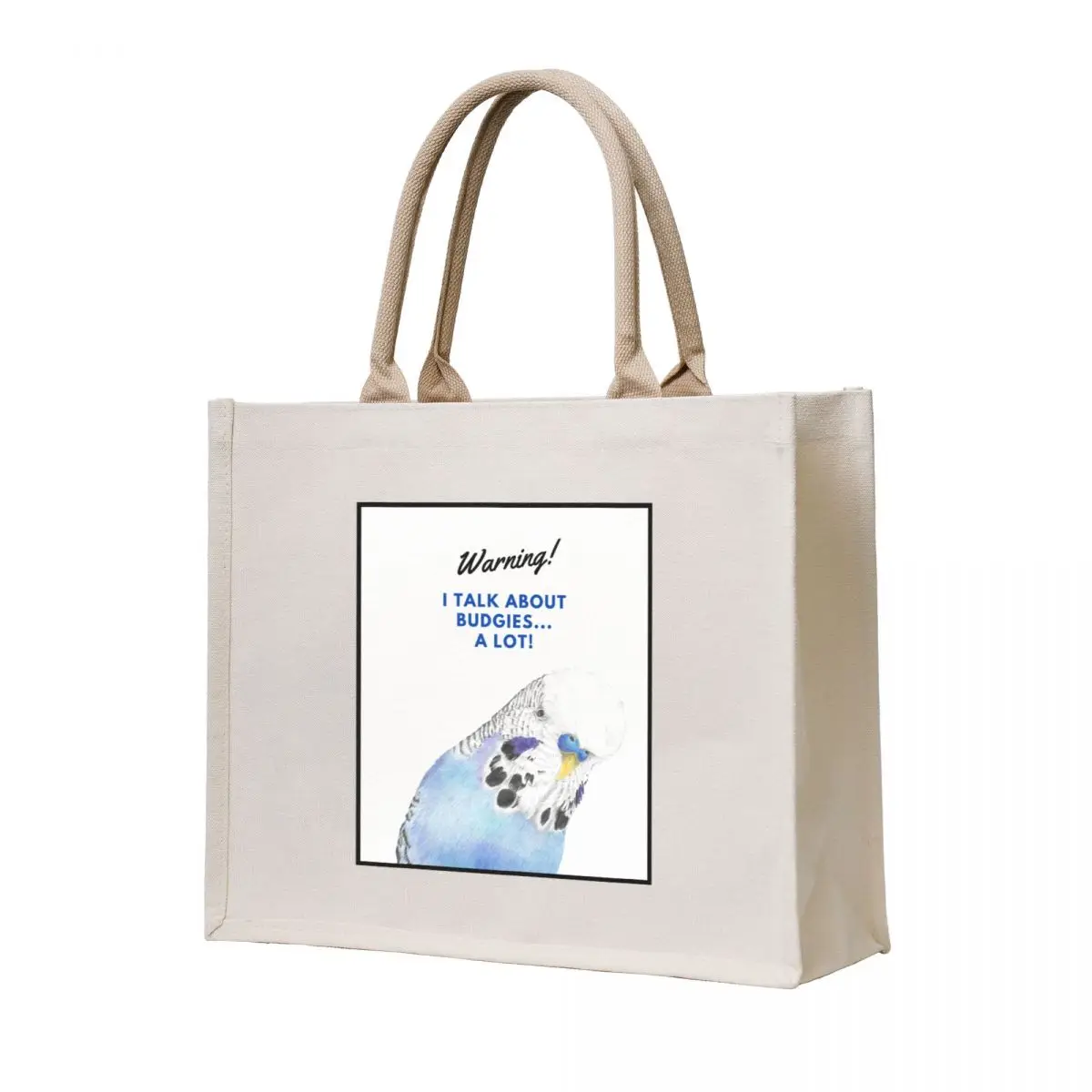 

Warning! I talk about budgies a LOT! Tote Bag Handbags free delivery bags personalized tote Portable shopping bag