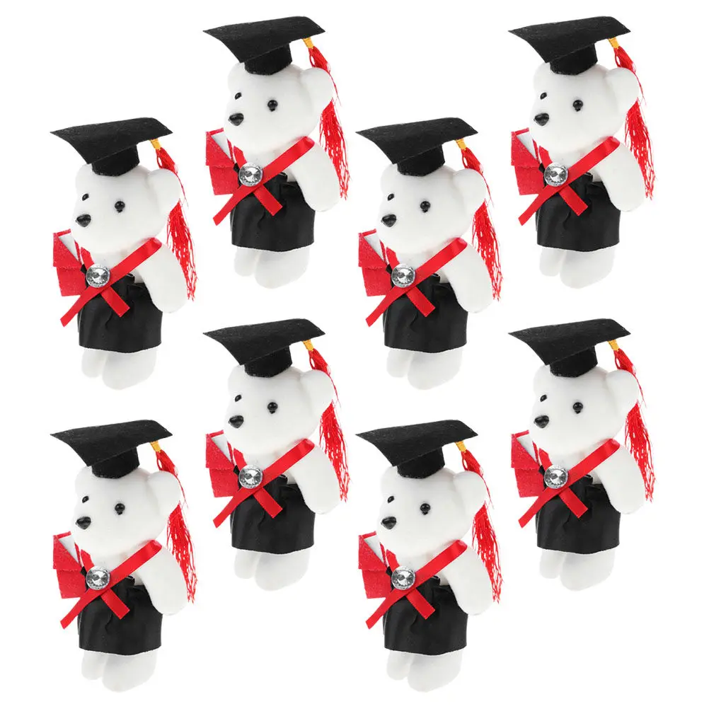 

Набор для творчества: 8 мини-медведей для выпускного вечера, универсальный дизайн для создания персонализированных сувениров и подарков на выпускной и праздники