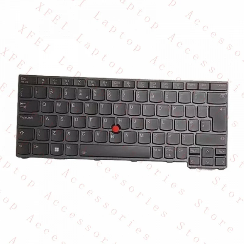 F لوحة المفاتيح W الخلفية 5N21H77217 2H-BD6CHKW60111 المملكة المتحدة لينوفو اليوغا L13 4 X13