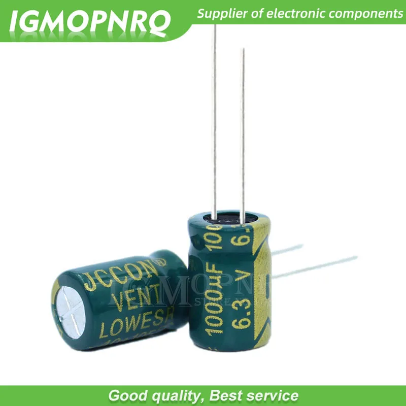 20PCS 6.3V1000UF 8*12mm igmopnrq Aluminum electrolytic capacitor high frequent low impedance 8x12mm