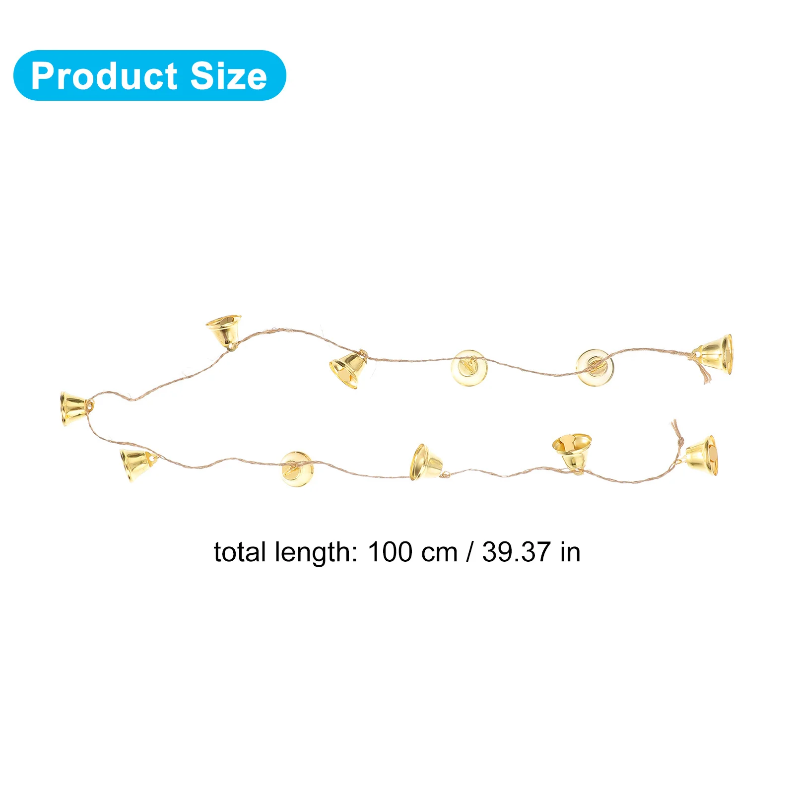 

Bell Pendant Decoration Material Eye-Catching Adorable Brighten Balconies Gardens Childrens Rooms Delicate Pleasing