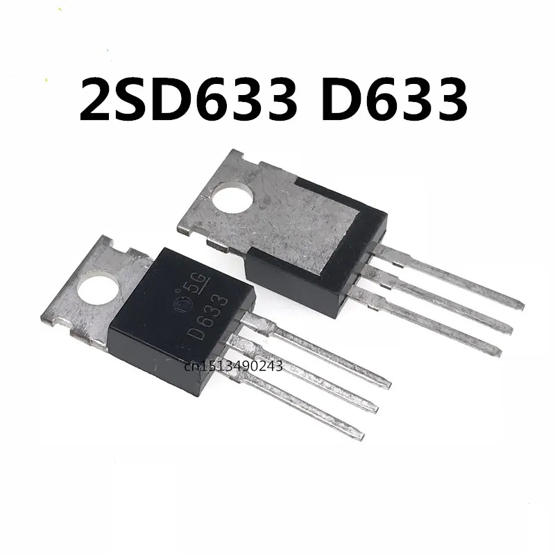 Original 5PCS/lot D633 2SD633 7A100V TO-220