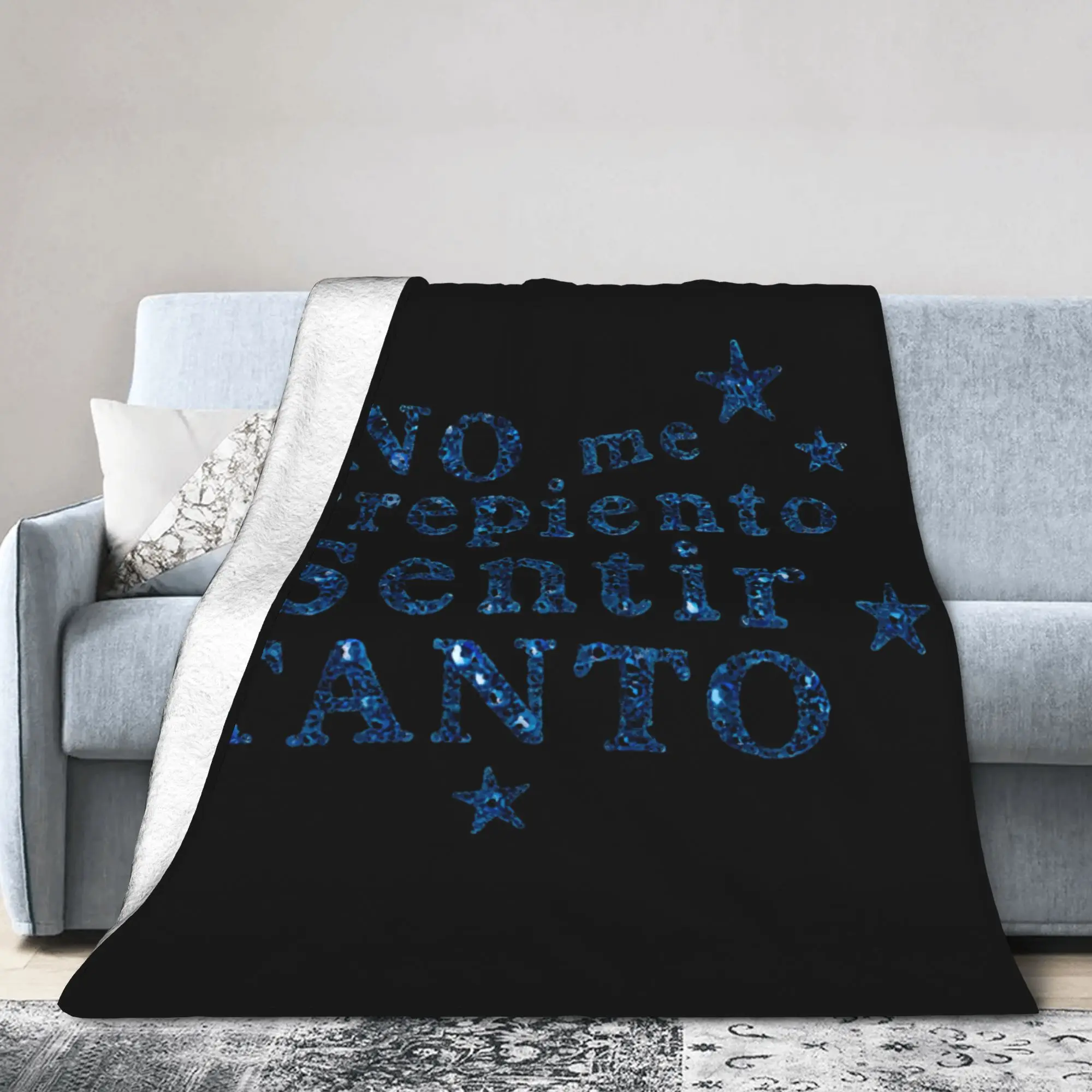 Y2K No Me Arrepiento De Sentir Tanto Karols G NMADST  Blankets Lightweight Thin Velvet  Comfortable Throw Blanket Machine