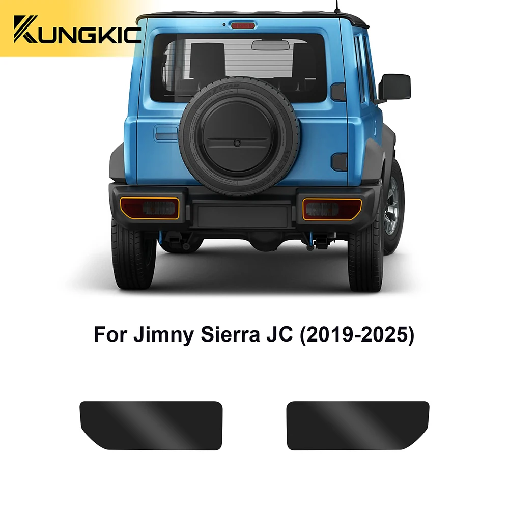 ملصق شفاف مضاد للخدش ومدخن للمصابيح الأمامية والخلفية لسيارة سوزوكي جيمني JB64 سييرا JB74W 2019 2020 2021 2022 2023 2024 2025 #3