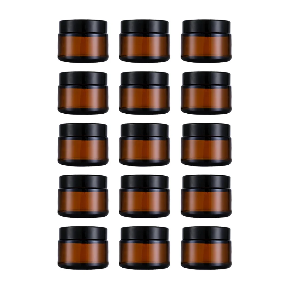 

15Pcs Bottles Small Empty Cream Bottle Leak Proof Refillable Travel Storage for Lotion Face Mask Body Butter Portable