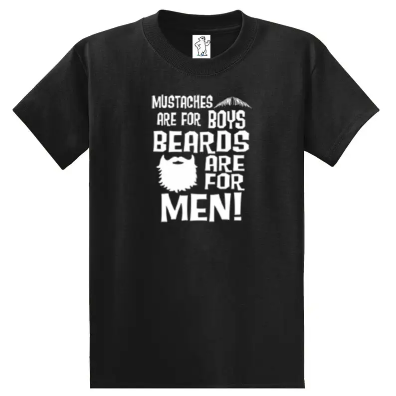 

Beards Are For Men | Funny Shirts |Men's Shirts | Big and Tall Shirts | Men's Big and Tall Graphic T-Shirt