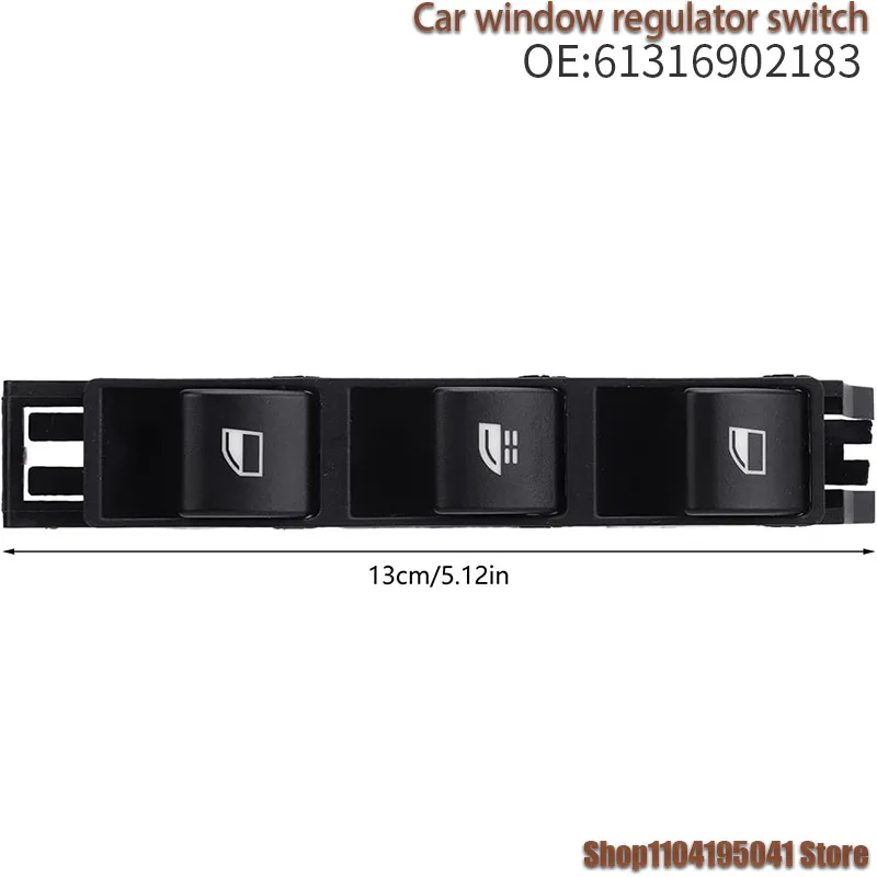 61316902183 For 01-06 BMW 325Ci window regulator main switch and power window switch 2