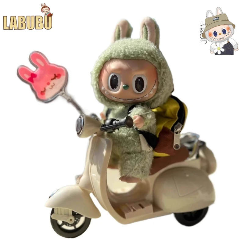 

Labubu мультфильм милая игрушка для мотоцикла креативная Kawaii виниловая кукла для девочек аксессуары для одежды мобильный мотоцикл подарок оптовая продажа