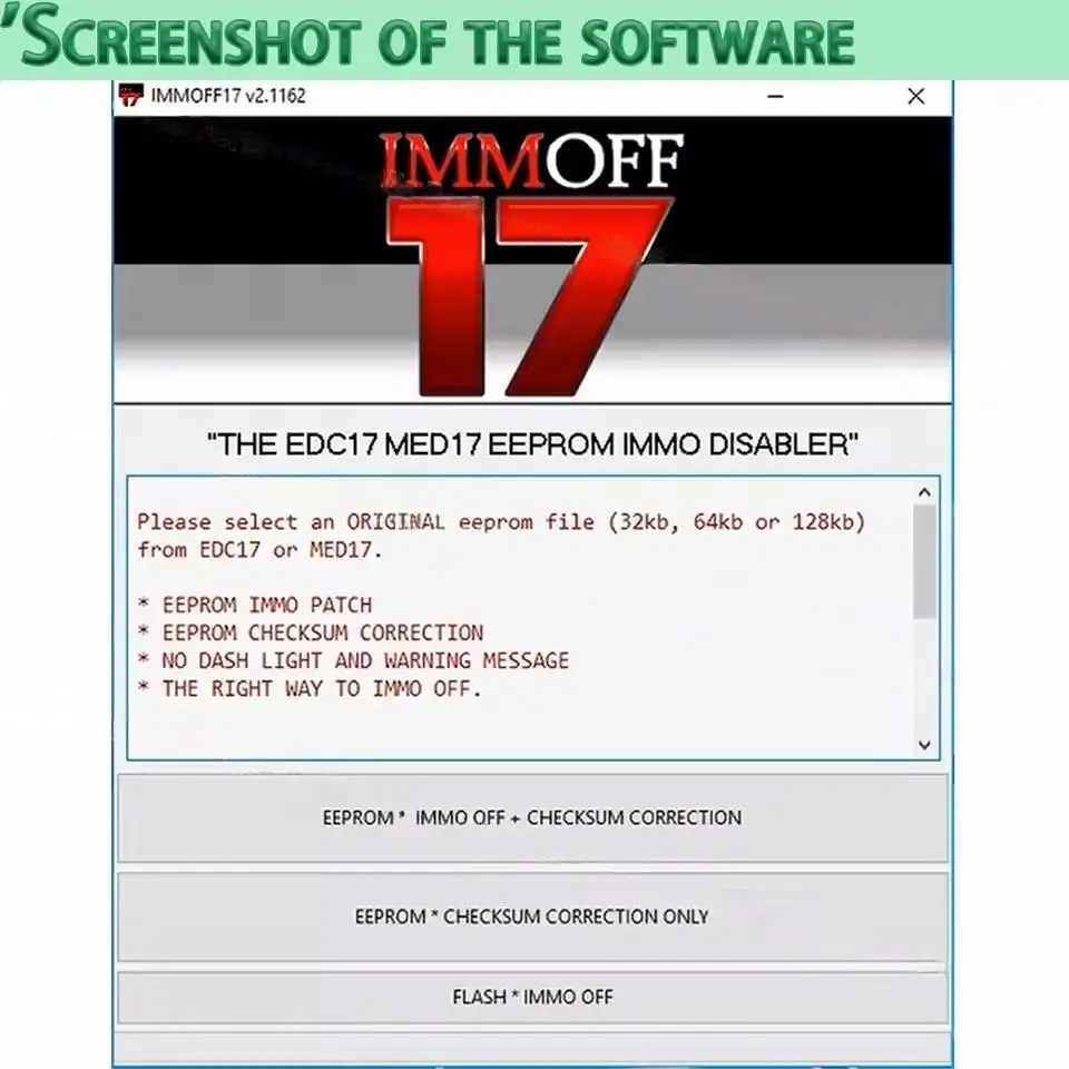 

Oprogramowanie IMMOFF17 IMMO OFF dla KESS KTAG interfejs naprawczy diagnostyka pour voiture czytnik kodów Program Ecu WWS