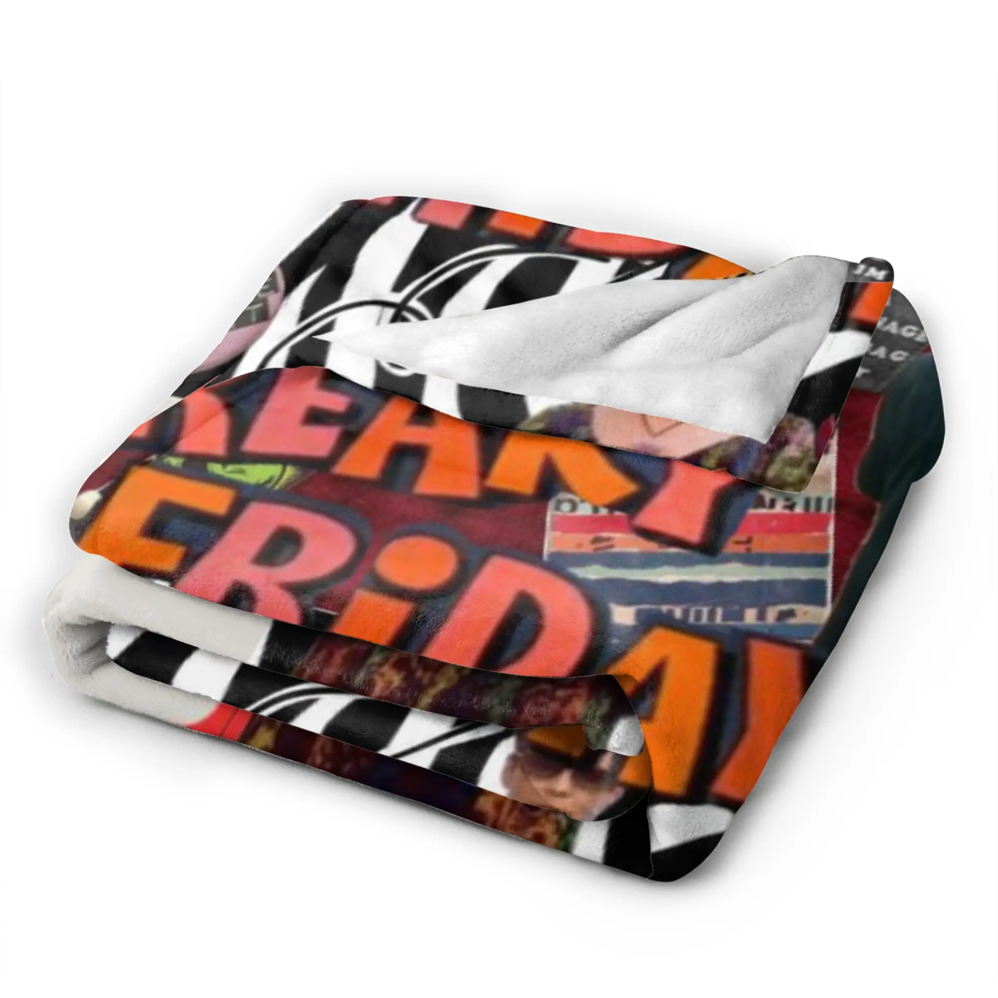 فظيع الجمعة فيلم الغيتار أغنية الحفل البطانيات الصوف الاسترخاء خفيفة الوزن رقيقة رمي بطانية لحاف الفراش