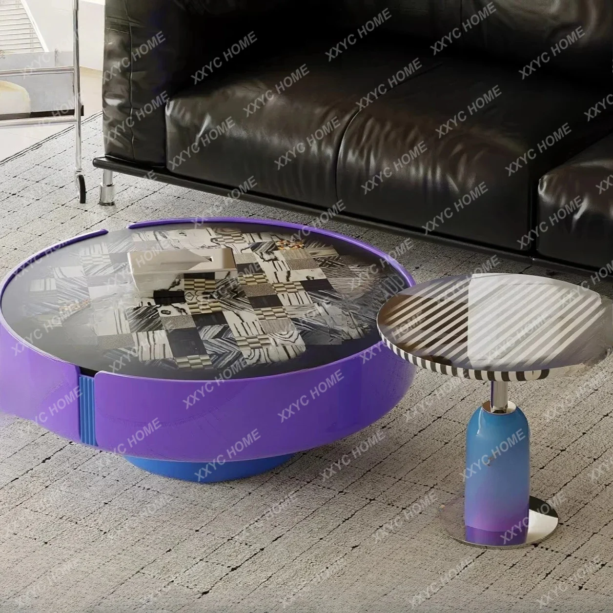 

Light Luxury Coffee Table New Living Room Home High-end Sense Personalized Fashion Artistic Sense Coffee Table
