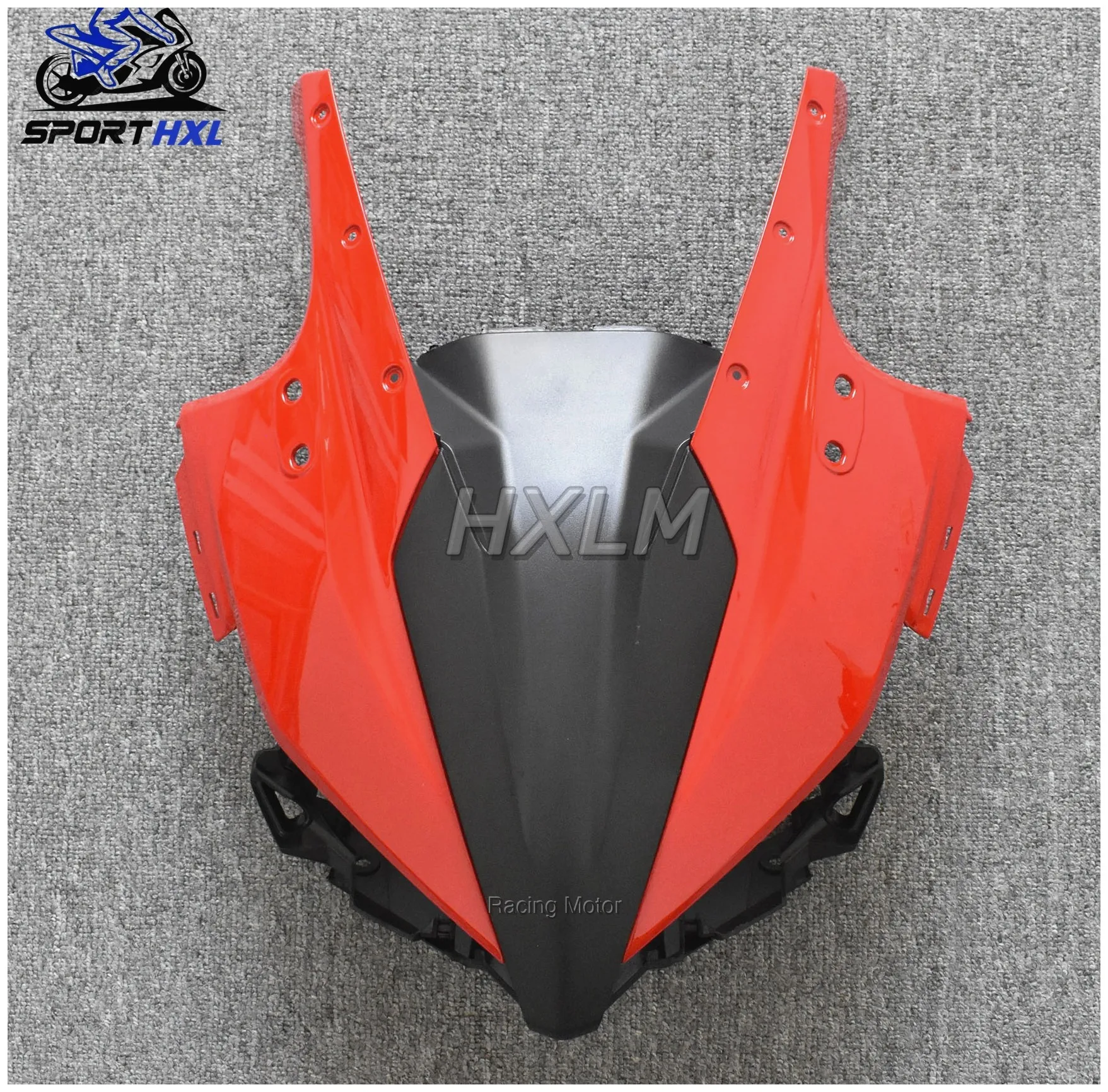 Motorcycle Fairing Body Kit - Unpainted Motorcycle Front Upper Fairing Headlight Cowl Nose Panel Fit For HONDA CBR500R